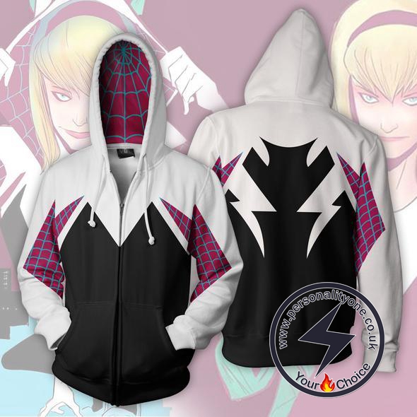 Spiderman Hoodie - Spider girl - Spider Gwen Jacket